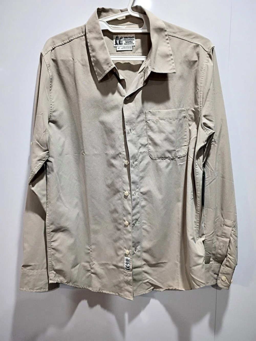 Marmot Aerobora LS Shirt Men's Nylon Shirt Small NWT